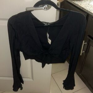 Forever 21 Tie Front Top